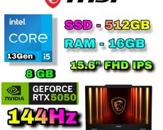 MSI CYBORG 15 B13WEKG RTX 5050 8 GB Gaming