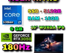Acer NITRO NL16 I7 13GEN RTX 3050 6 GB Gaming