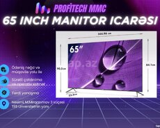 Monitor 65 inch icarəsi