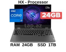 Noutbuk Lenovo Loq15 24GB RAM