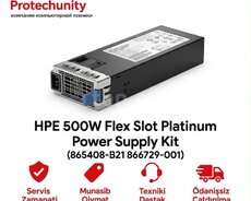 HPE 500W Flex Slot Platinum Power Supply Kit (865408-B21 866729-001)