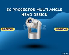 5G Projector multi-angle head design