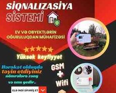 Siqnalizasiya sistemi GSM + Wifi