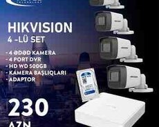 Hikvision kamera dəsti