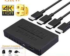 HDMI Splitter 4 port 4K
