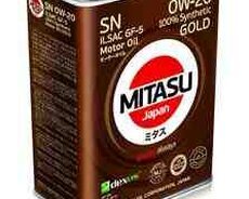 Mühərrik yağı Mitasu Gold SN 0W-20 4L