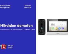 IP domofon dəsti Hikvision - DS-KH6320WTE1  DS-KB8113-IME1