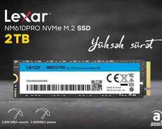 SSD Lexar NM610 PRO 2TB NVMe M.2 PCIe 4.0 Up to 3300 MBs