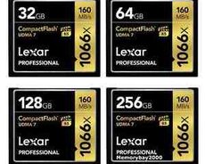 Yaddaş kartı Lexar 8GB, 16GB, 32GB, 64GB, 128GB, 256GB