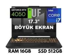 Noutbuk ASUS TUF Gaming F17 FX707ZU4-HX019 90NR0FJ5-M000U0