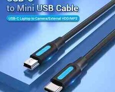 Kabel USB Type C - Mini USB (2M)