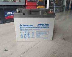 Tescom 12 volt akkumulyator 6 st 45 ah