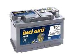 Akkumulyator INCI AKU AGM 70 Ah