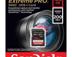 Yaddaş kartı Sandisk Extreme Pro, 128GB