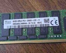 Operativ yaddaş 815101-B21 HPE 64GB 4RX4 PC4-2666V 840759-091 850882-001