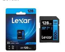 Yaddaş kartı Lexar 128GB 800x PRO UHS-I SDXC Memory Card (BLUE Series)