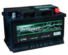 Akkumulyator Gigawatt 74 ah