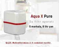 Su filteri Aqua X Pure (Pompalı 5 aşamalı)