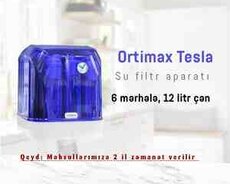 Su filteri Ortimax Tesla (Pompalı 6 aşamalı) 3,2 Tank Metal Çən