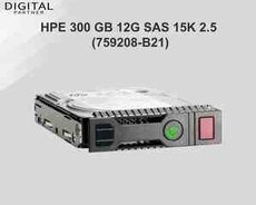 Sərt disk (HDD) HPE 300 GB 12G SAS 15K 2.5 (759208-B21)