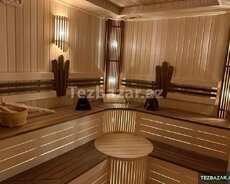 Sauna isleri tikinti və temir