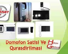 Domofonların quraşdırılması