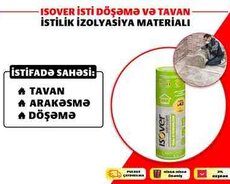 İzolyasiya mineral yunu  ISOVER Döşəmə və Arakəsmə  üçün 50mm 20m2