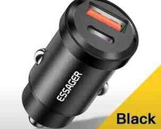 Essager 30w 5A QC PD 3.0 Type C + USB A