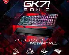 Oyun klaviaturası MSI VIGOR GK71 SONIC Red Switches