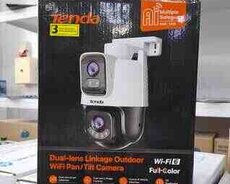 Kamera Tenda CH9-WCA 6MP Dual-Lens Linkage Outdoor Wi-Fi PanTilt