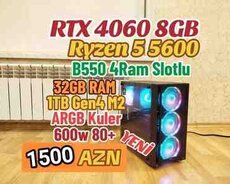 RTX4060 Full Setup PC