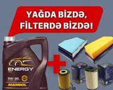 Mannol müherrik yağı və filterləri