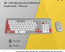 Bluetooth  Wireless Keyboard + Mouse R8 1930