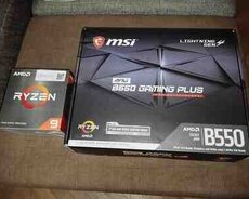 Ana plata MSI MPG B550 Gaming + Ryzen 9 5950X 16 Core