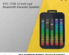 Bluetooth dinamik KTS-1758 12 İnch Led Karaoke