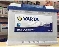 Akkumulyator Varta D 43 Blue 61 AH