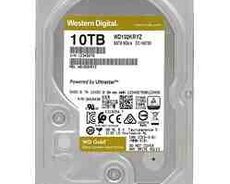 WD Hard Drive 3.5 SATA 3.0 10TB 7200 256MB Gold (WD101KRYZ)