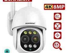 Simsiz Wifi ptz kamera 360 3mp2K +64GB