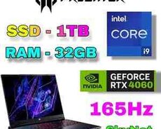 Noutbuk Acer Predator i9 14 Gen Ram 32 RTX 4060