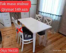 Masa və oturacaqlar