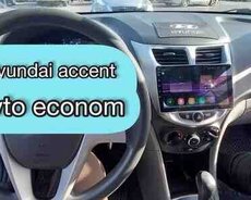 Hyundai Accent android monitoru