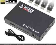 HDMI Splitter 1 In 4 Out 4K Full HD