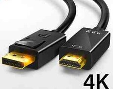 Kabel 4K DP to HDMİ