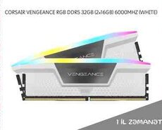 CORSAIR VENGEANCE RGB DDR5 32GB (2x16GB) 6000MHz (White)