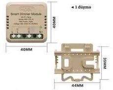 Tək çıxışlı ağıllı wifi dimmer modul