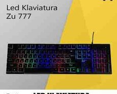 LED klaviatura Zu 777 RGB