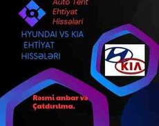 Hyundai, Kia ehtiyat hissələri