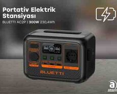 Portativ elektrik stansiyası Bluetti AC2P Portable Power Station 300W230.4Wh