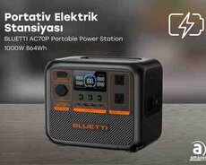 Portativ elektrik stansiyası BLUETTI AC70P Portable Power Station | 1000W 864Wh