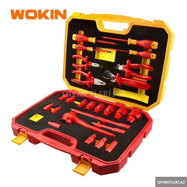 25 ədədli izolyasiyalı əl alətləri dəsti 25 ədədli izolyasiyalı əl alətləri dəsti